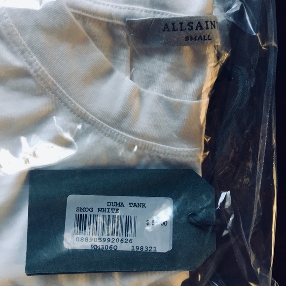 ALL SAINTS PLEATED DUMA TANK - NWT - Picture 7 of 11